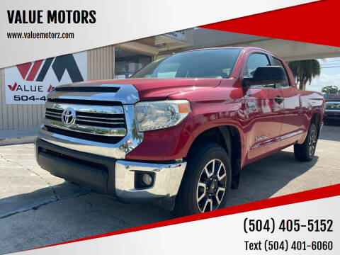 2016 Toyota Tundra for sale at VALUE MOTORS in Kenner LA