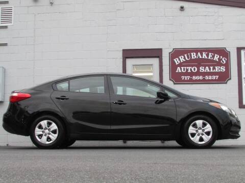 2015 Kia Forte for sale at Brubakers Auto Sales in Myerstown PA