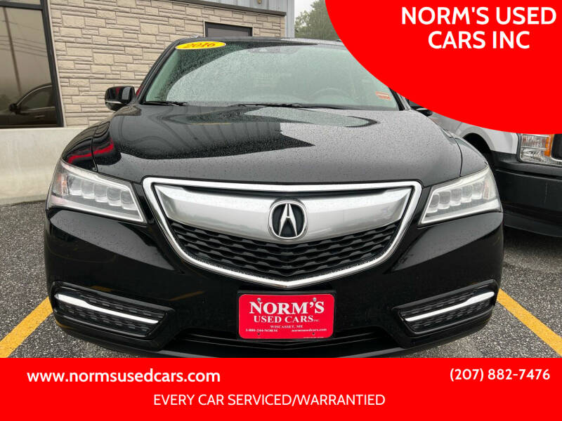 2016 Acura MDX for sale in Wiscasset, ME