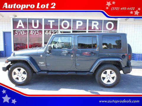 2008 Jeep Wrangler Unlimited for sale at Autopro Lot 2 in Sunbury PA