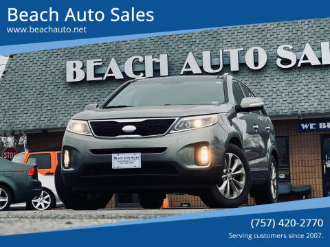2014 Kia Sorento for sale at Beach Auto Sales in Virginia Beach VA