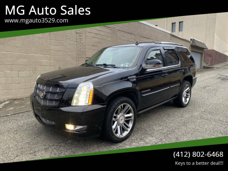 2014 Cadillac Escalade for sale at MG Auto Sales in Pittsburgh PA