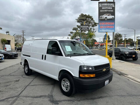 2019 Chevrolet Express for sale at Sanmiguel Motors in South Gate CA