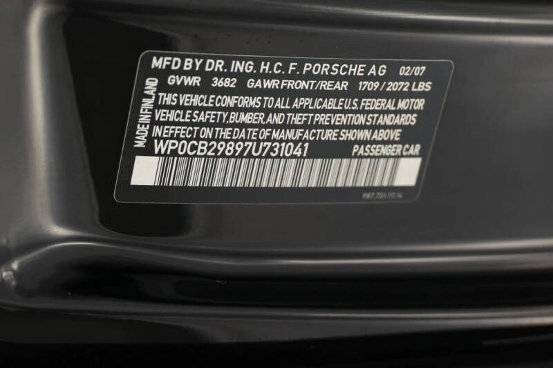 2007 Porsche Boxster S