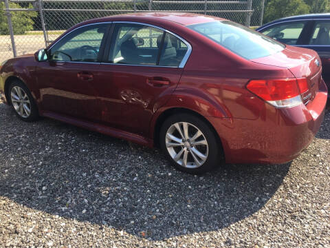 2013 Subaru Legacy for sale at MOORE'S AUTOS LLC in Florence SC