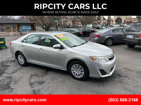 2012 Toyota Camry for sale at RIPCITY CARS LLC in Portland OR