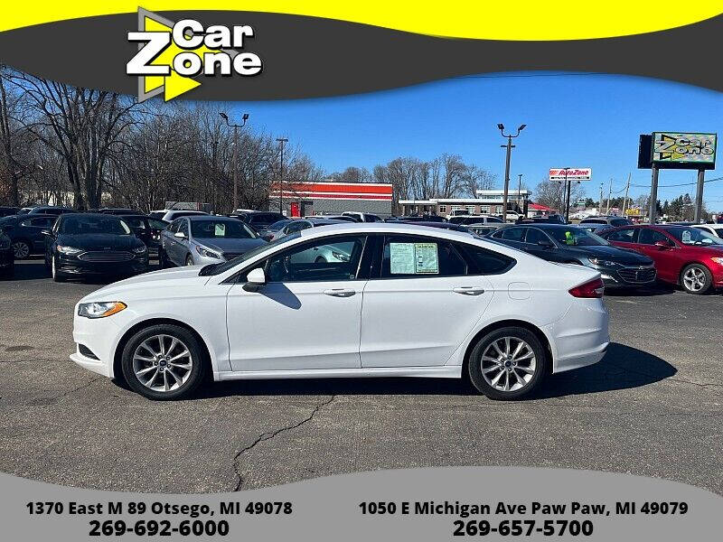2017 Ford Fusion for sale at Car Zone in Otsego MI