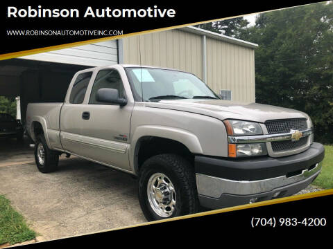 2004 Chevrolet Silverado 2500HD for sale at Robinson Automotive in Albemarle NC