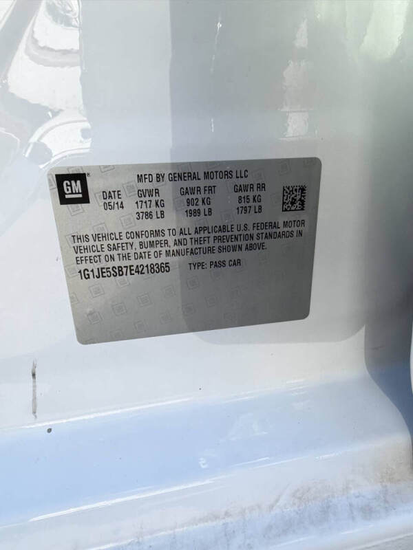 2014 Chevrolet Sonic LTZ Auto