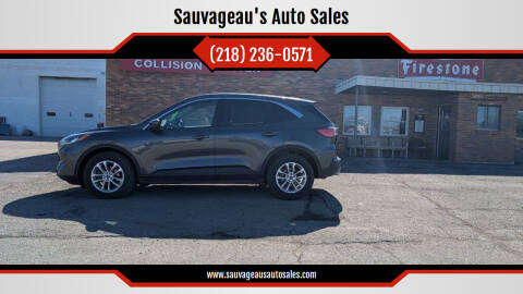 2020 Ford Escape for sale at Sauvageau's Auto Sales in Moorhead MN