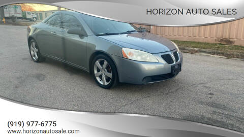 2007 Pontiac G6 for sale at Horizon Auto Sales in Raleigh NC