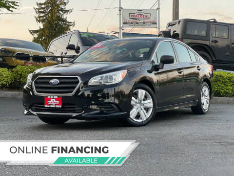 2017 Subaru Legacy for sale at Real Deal Cars in Everett WA