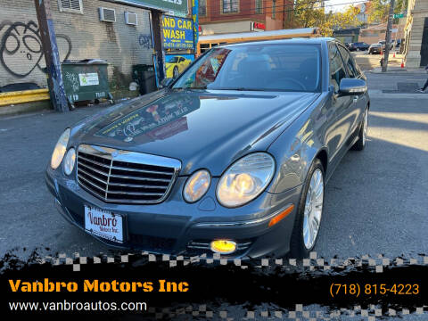 2008 Mercedes-Benz E-Class for sale at Vanbro Motors Inc in Staten Island NY