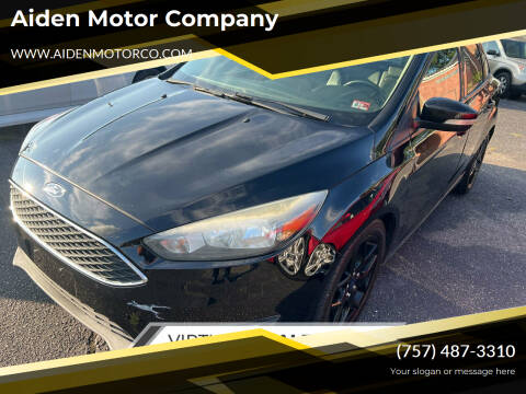 2016 Ford Focus for sale at Aiden Motor Company in Portsmouth VA