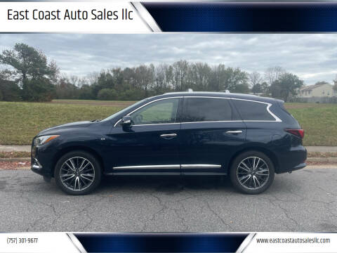 2019 Infiniti QX60 for sale at East Coast Auto Sales llc in Virginia Beach VA