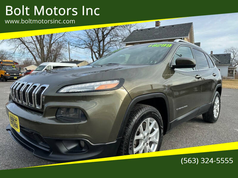 2014 Jeep Cherokee for sale at Bolt Motors Inc in Davenport IA