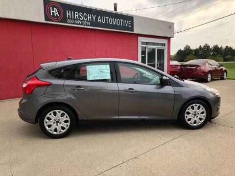 2012 Ford Focus for sale at Hirschy Automotive in Fort Wayne IN
