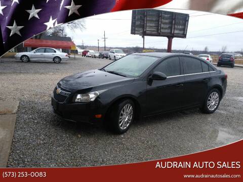 2012 Chevrolet Cruze for sale at Audrain Auto Sales in Mexico MO