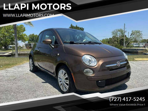 2015 FIAT 500 for sale at LLAPI MOTORS in Hudson FL