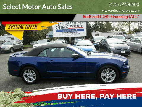 2013 Ford Mustang for sale at Select Motor Auto Sales in Lynnwood WA