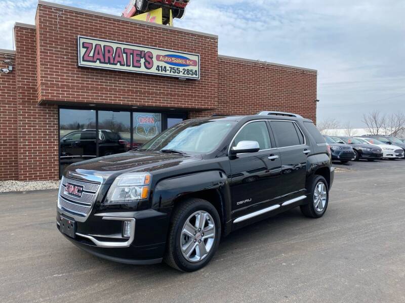 2016 GMC Terrain for sale at Zarate's Auto Sales in Big Bend WI
