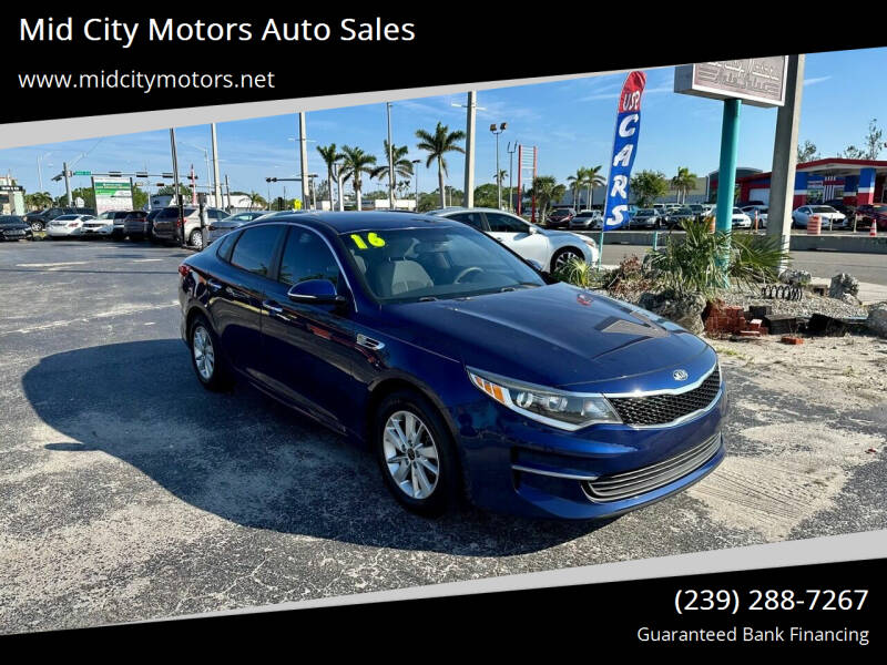 2016 Kia Optima for sale at Mid City Motors Auto Sales in Fort Myers FL