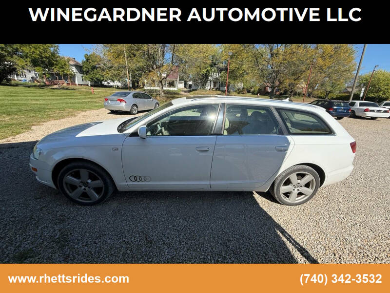 2008 Audi A6 for sale at WINEGARDNER AUTOMOTIVE LLC in New Lexington OH