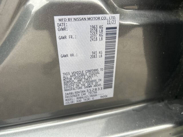 2024 Nissan Altima 2.5 SV