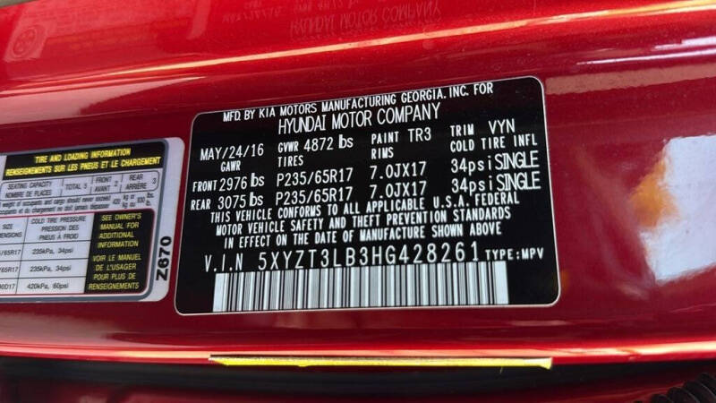 2017 Hyundai Santa Fe Sport 2.4L