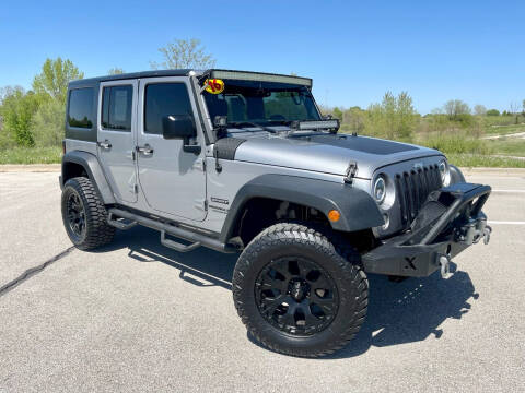 2016 Jeep Wrangler Unlimited for sale at A & S Auto and Truck Sales in Platte City MO