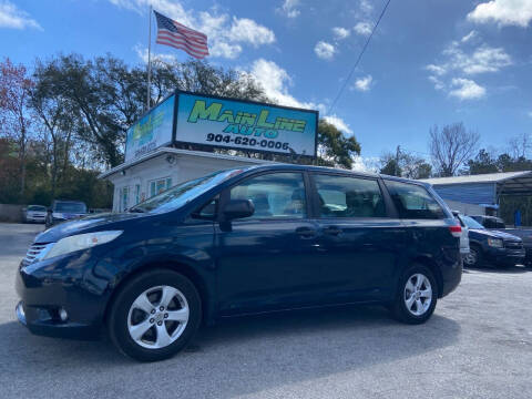 2011 Toyota Sienna for sale at Mainline Auto in Jacksonville FL