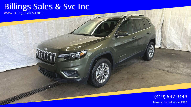 2021 Jeep Cherokee for sale at Billings Sales & Svc Inc in Clyde OH