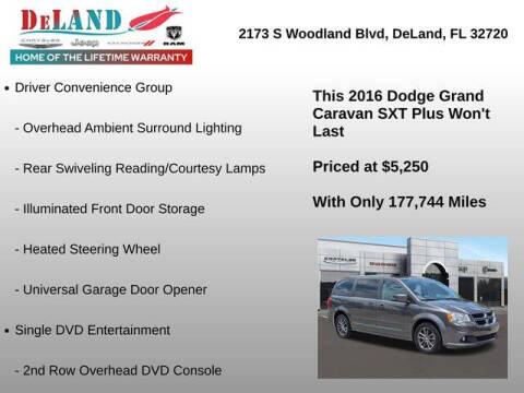 2016 Dodge Grand Caravan SXT