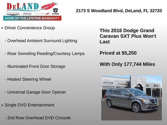 2016 Dodge Grand Caravan SXT