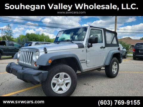 2012 Jeep Wrangler for sale at Souhegan Valley Wholesale, LLC. in Derry NH
