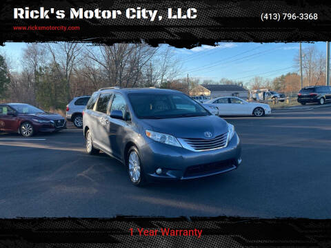 2017 Toyota Sienna for sale at Rick's Motor City, LLC in Springfield MA