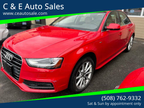 2015 Audi A4 for sale at C & E Auto Sales in Worcester MA