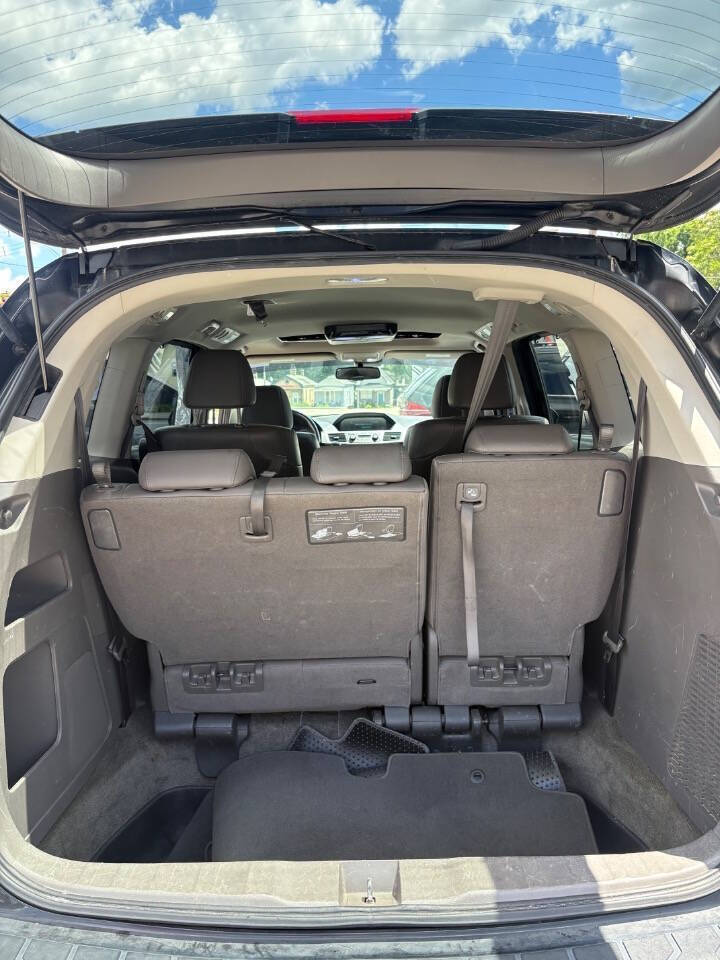 Black 2014 Honda Odyssey EX-L EX-L 4dr Mini-Van 17