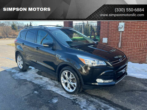 2013 Ford Escape for sale at SIMPSON MOTORS in Youngstown OH