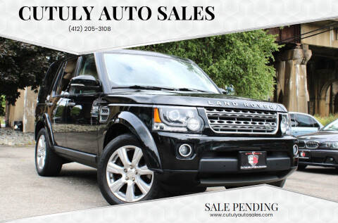 2014 Land Rover LR4 for sale at Cutuly Auto Sales in Pittsburgh PA