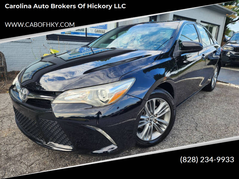 2015 Toyota Camry for sale at Carolina Auto Brokers of Hickory LLC in Newton NC