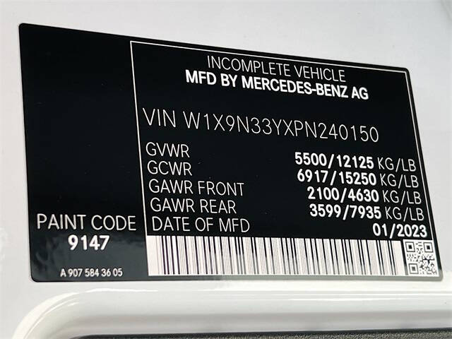 2023 Mercedes-Benz Sprinter 4500