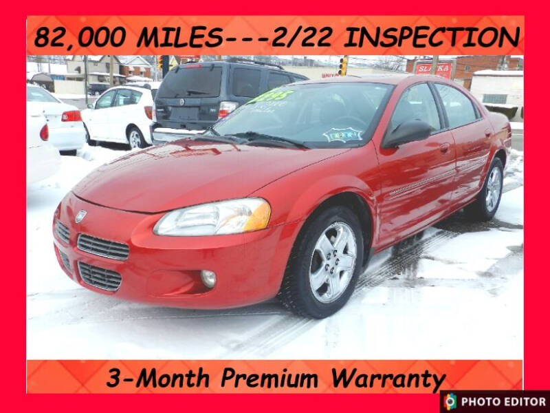 2002 Dodge Stratus for sale at 2010 Auto Sales in Glassport PA