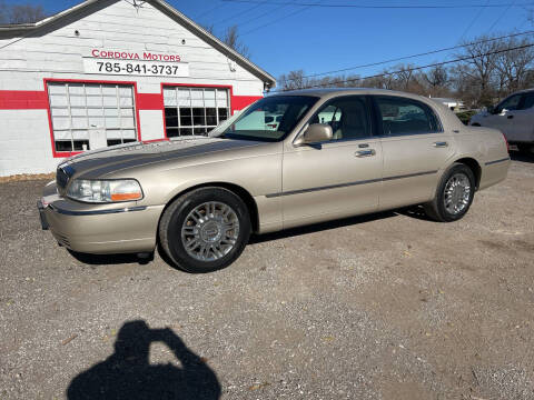 2008 Lincoln Town Car for sale at Cordova Motors in Lawrence KS