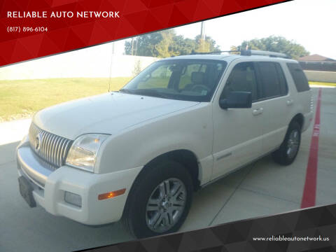 2007 Mercury Mountaineer for sale at RELIABLE AUTO NETWORK in Arlington TX