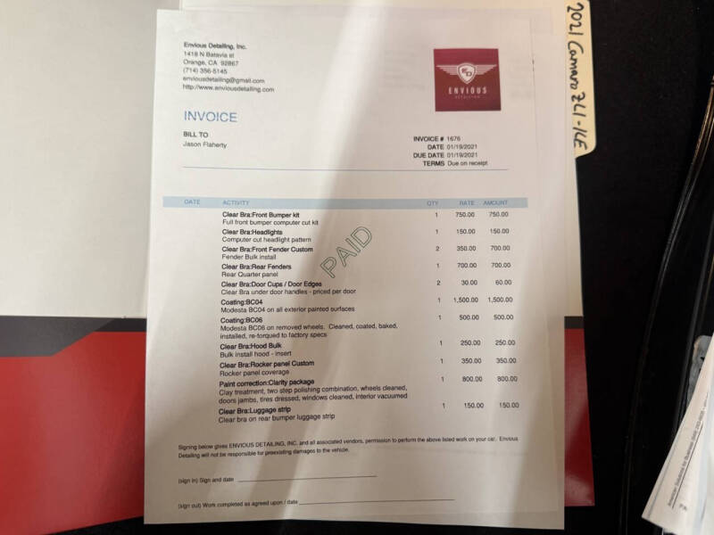 2021 Chevrolet Camaro ZL1