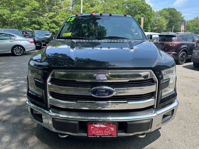Used 2015 Ford F-150 Lariat with VIN 1FTEW1EG4FFA04364 for sale in Westport, MA