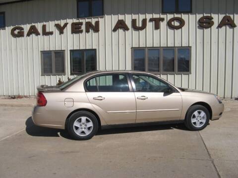 2005 Chevrolet Malibu for sale at Galyen Auto Sales in Atkinson NE