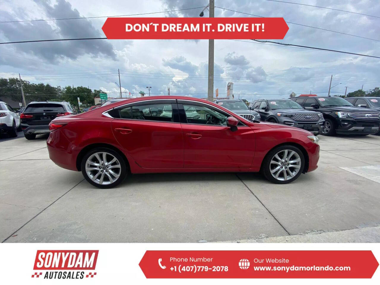 2016 Mazda Mazda6 for sale at Sonydam Auto Sales Orlando in Orlando, FL