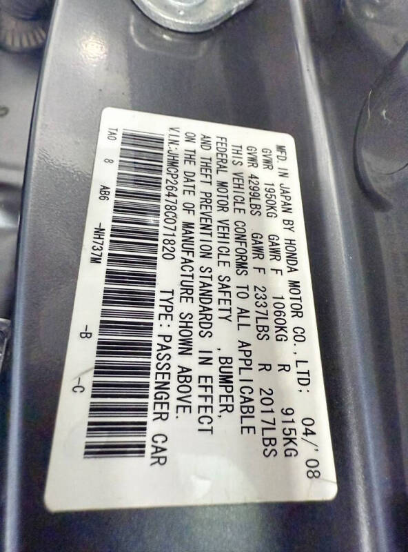 2008 Honda Accord LX-P